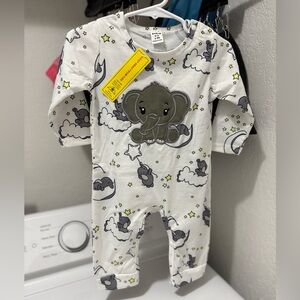 Elephant Print 6-9m sleeper